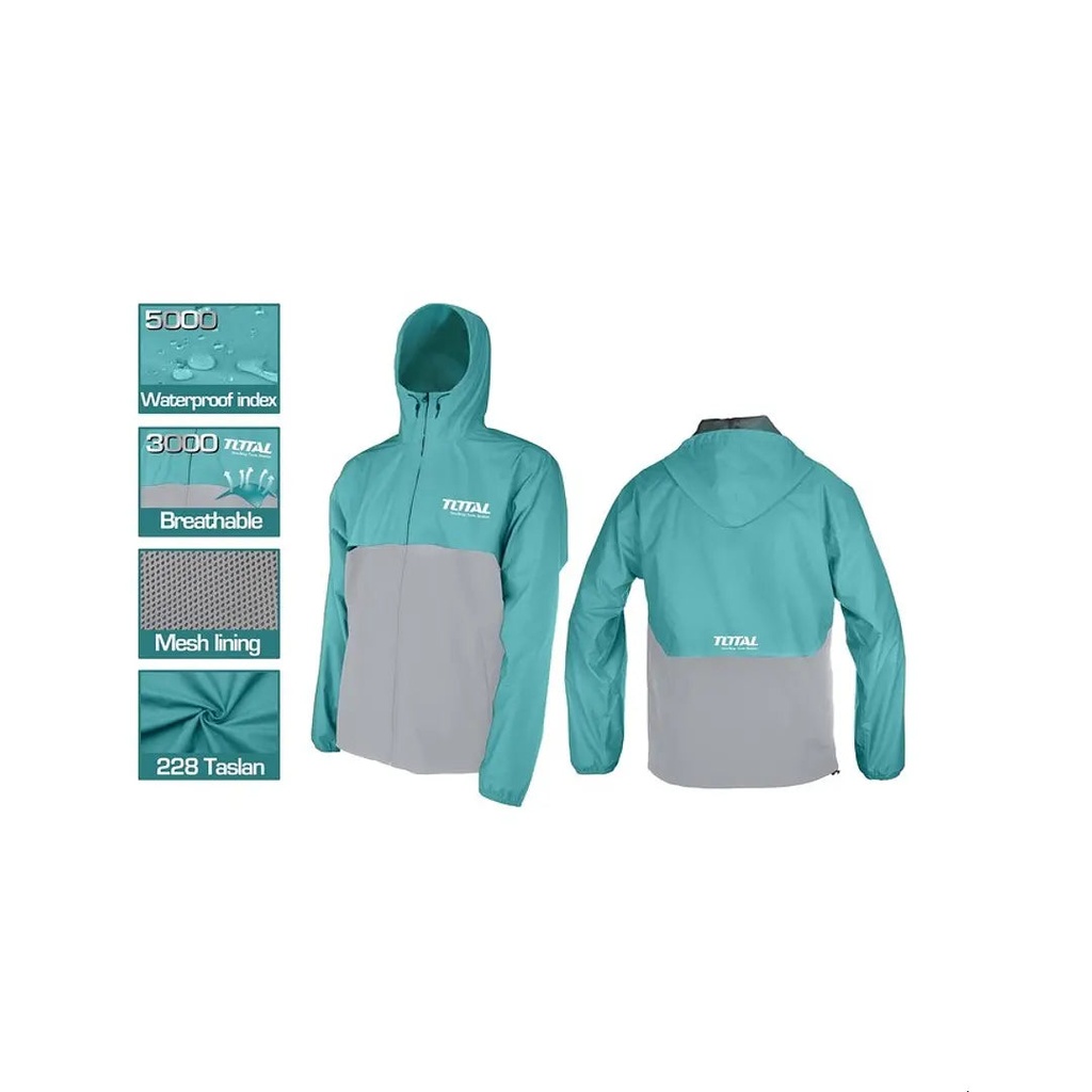 [TJCTC2282.XL] TJCTC2282.XL Casaca impermeable Talla XL TOTAL