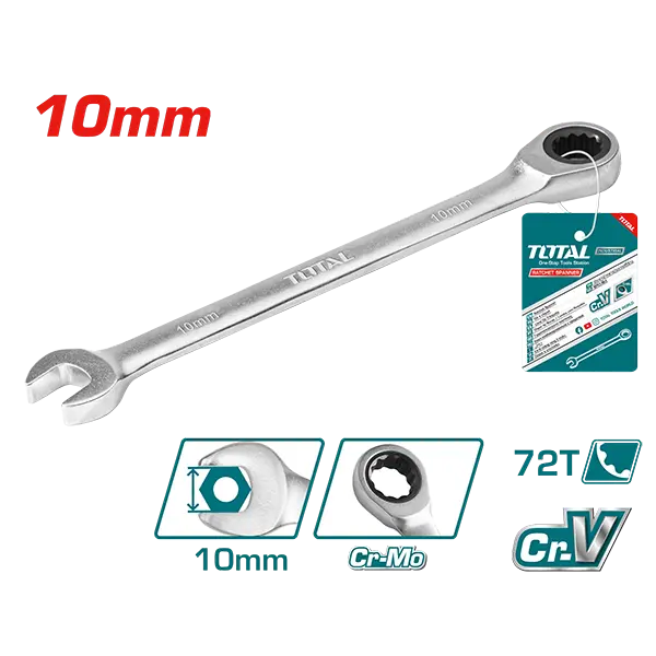 TCSPAR101  Llave con rachet 10mm