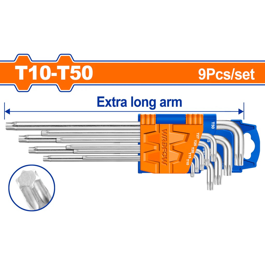 WHK3292 Jgo x9pcs Llave TORX XL WADFOW