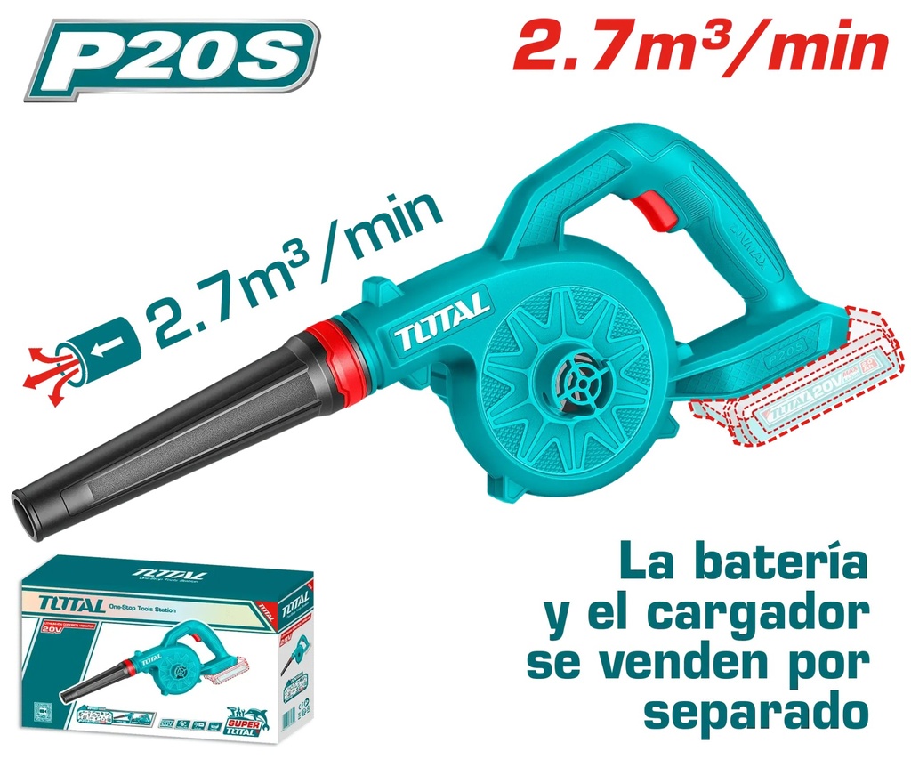 TABLI2078 SOPLADORA 20V PESADA TOTAL