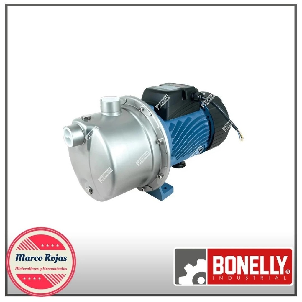 SGJ600 BOMBA DE ACERO INOX. DE 0.8 HP DE 1X1 MONOF BONELLY