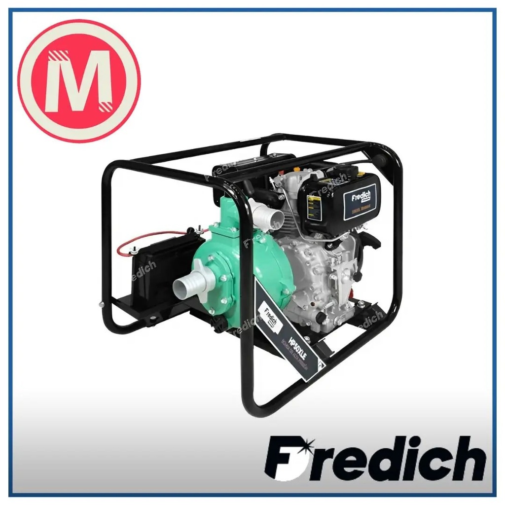 HP50DIE-7.5 MOTOBOMBA DIESEL HIERRO FUNDIDO ALTA PRESIÓN 2X2 - 7.5 HP FREDICH