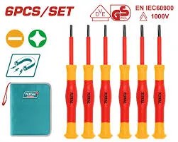 THKIPSD0601 Jgo x 6pcs Desarmador de precision Dielectrico