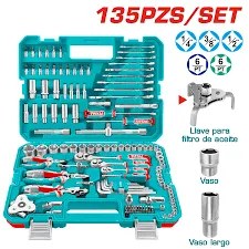 THKTHP21356 Set x 135pcs Herramientas Manuales