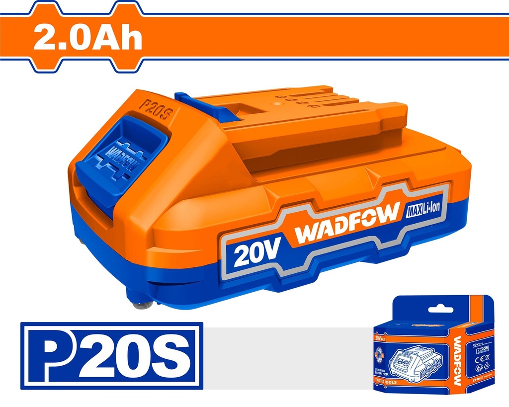 [WLBP520] WLBP520 Batería 20V 2Amp WADFOW