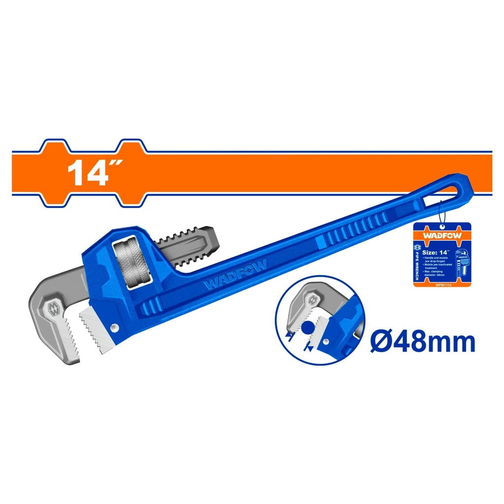 WPW1114 LLAVE DE TUBO 14" WADFOW