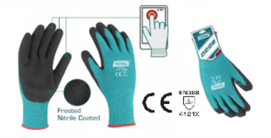 TSPTG01 Guantes revestidos Nitrilo XL TOTAL