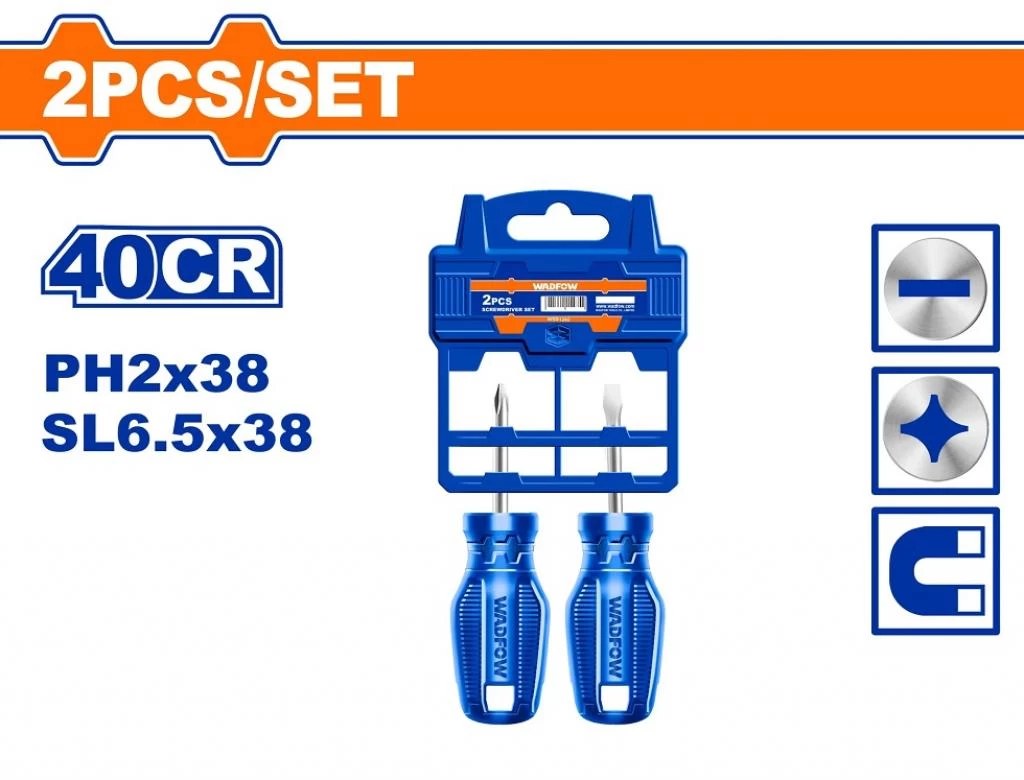 WSS2202 DESARMADORES 2 PCS 38MM WADFOW