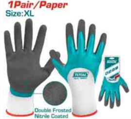 TSPNF01 Guantes con doble cobertura de Nitrilo XL TOTAL
