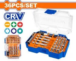 WBS3B36 Set de 36Pcs de Punteras 25mm/50mm + 2Pcs Adaptador