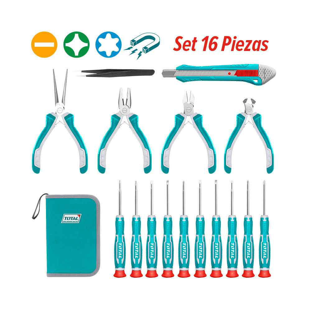 [TKTTSK0162] TKTTSK0162 Set x 16pcs  Herramientas  PRECISION