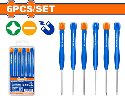 [WSS2B06] WSS2B06 Jgo x6pcs destornilladores de precisión WADFOW