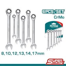 THT102RK566 Jgo x 6pcs Llave mixta con rachet