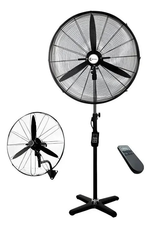 Ventilador Industrial Daju Con Control Remoto Dt-31c 76.2 Cm Negro