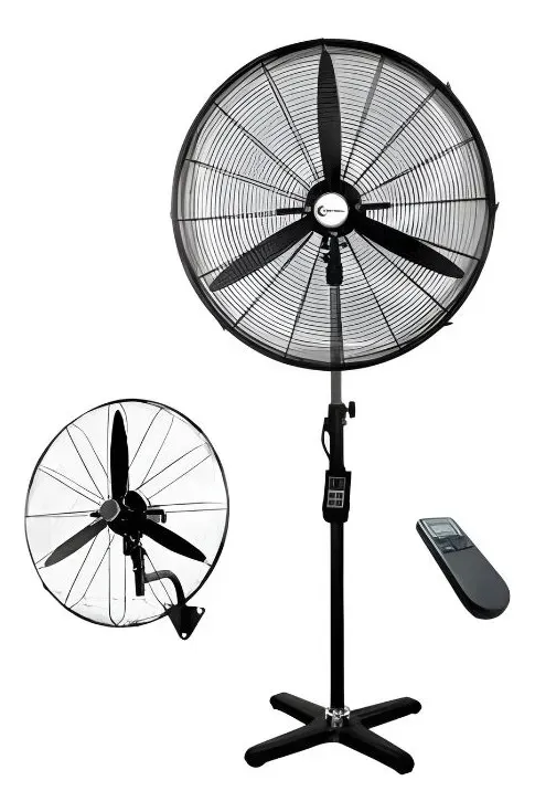 Ventilador Industrial Daju Con Control Remoto Dt-31c 76.2 Cm Negro