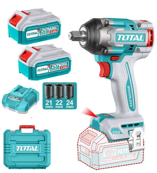 TIWLI2055 Llave de Impacto 20V 550Nm BATERÍA Y CARGADOR