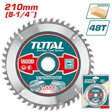TAC231522 Disco madera 8 1/4" x 48t TOTAL