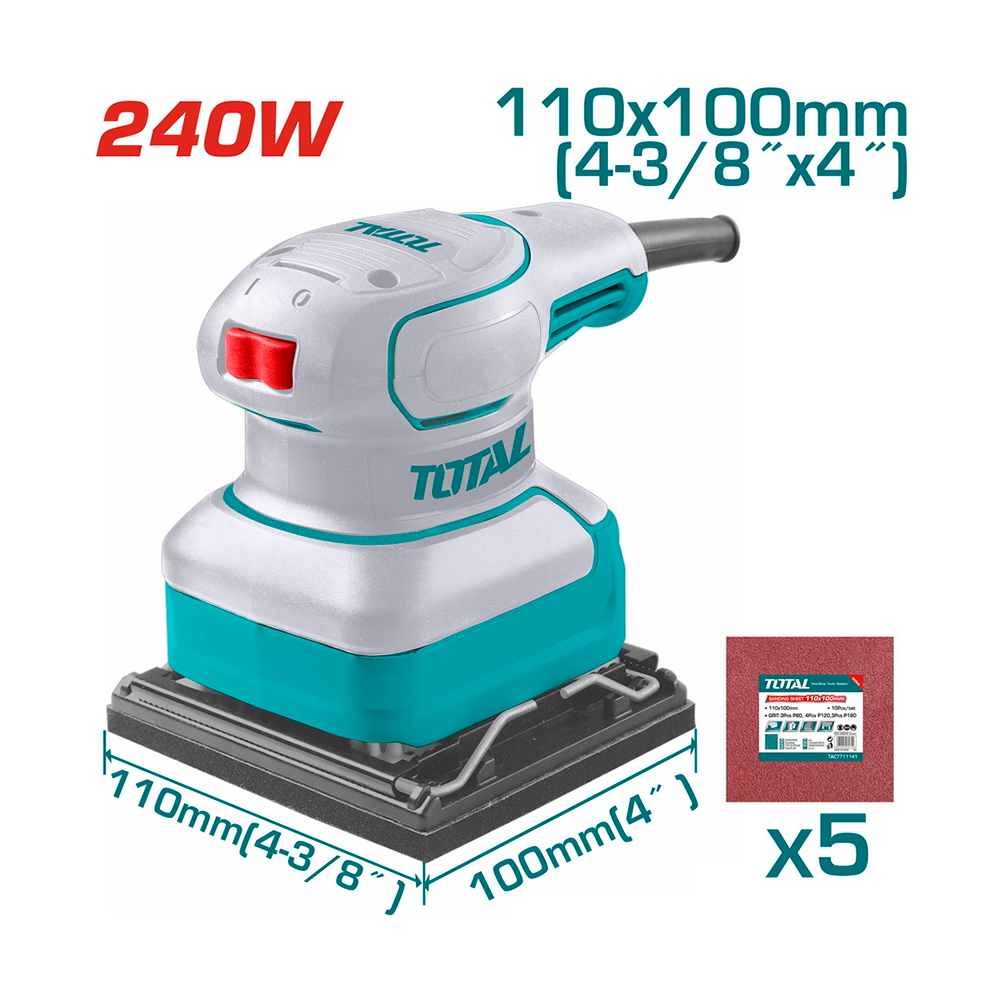 [TF2241108] TF2241108 Mini lijadora 240W TOTAL