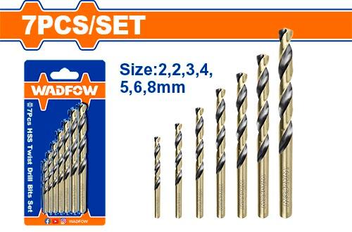 [WTD3K01] WTD3K01 Jgo x 7pcs brocas helicoidales HSS WADFOW