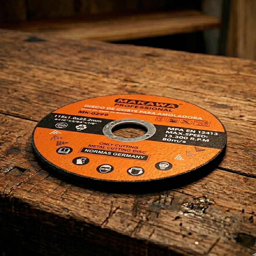 [MK0299] MK0299 DISCO DE CORTE 4 1/2 115X1.0MM DE MTAL MAKAWA