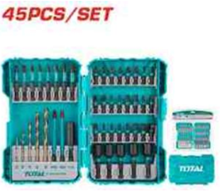 TACSDL24502 Jgo x 45pcs Punteras de impacto INDUSTRIAL TOTAL