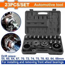 [WGP5D23] WGP5D23  Jgo x23pcs para Desmontaje e instalación de rodamientos de rueda delantera WADFOW