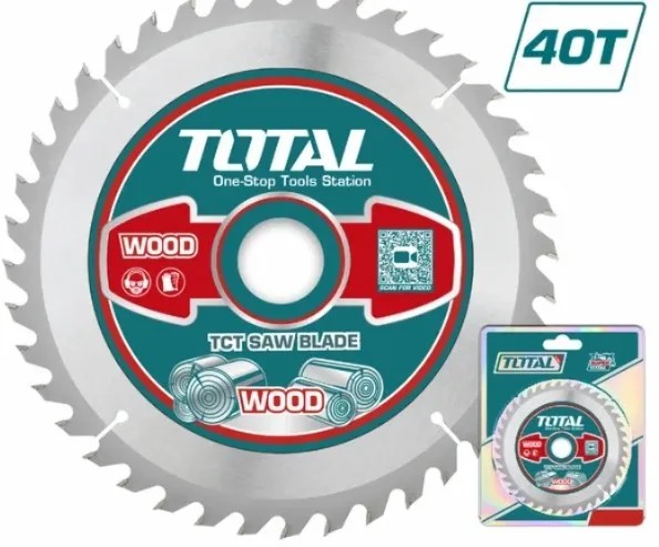 TAC231255 Disco madera 4 1/2 x 40t TOTAL