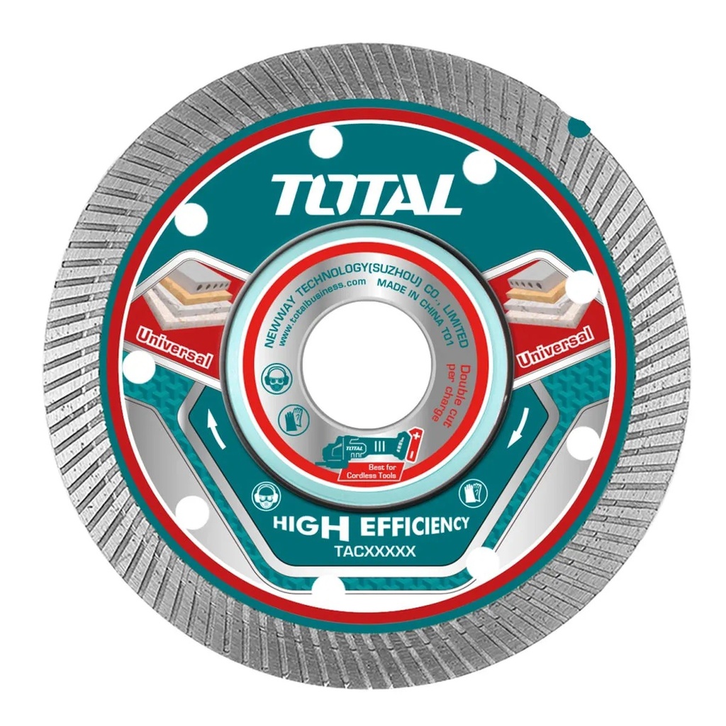 TAC2171151 Disco de corte de diamante soldado con láser 4 1/2"