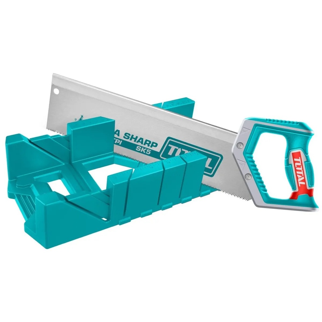 THTK591282 Serrucho Costilla 12" Con Caja de Inglete TOTAL