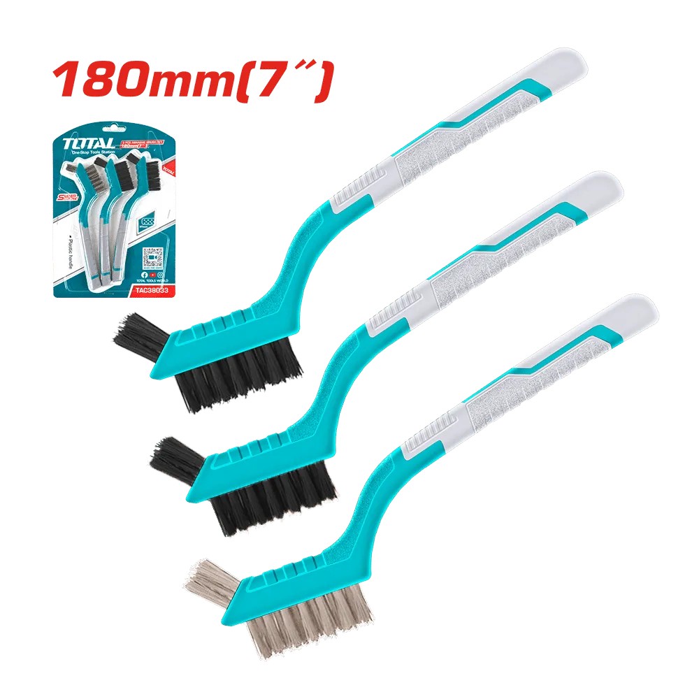 TAC38033 Jgo x3pcs Mini Cepillo 7 TOTAL
