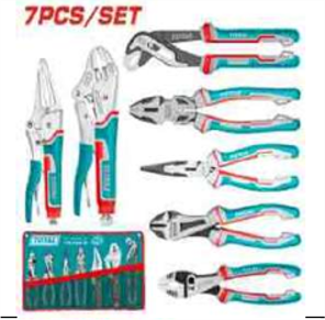 TOS23055 Jgo x7pcs Alicates industriales TOTAL