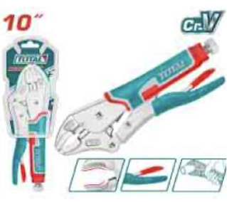 THT191001 Alicate Caiman de Presion Curvo 10" PESADA TOTAL