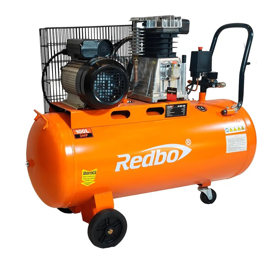 AC2200-100L COMPRESORA DE AIRE 100LT REDBO