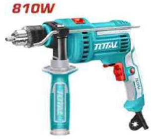 TG1081316 Taladro 810W . 13mm. 0- 3000rpm TOTAL