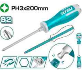 THGSPH32006 Desarmador de golpe ESTRELLA PH3x200mm TOTAL