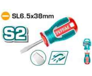 TSDSL6038 Desarmador Plano SL6. 5x38mm TOTAL