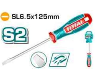 TSDSL6125 Desarmador Plano SL6. 5x125mm TOTAL