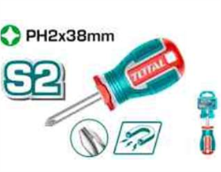 TSDPH2038 Desarmador Plano PH2x38mm TOTAL