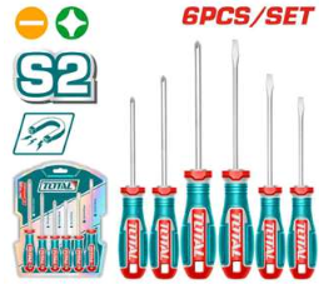 TKSDS0626 Jgo x6pcs Desarmador S2 TOTAL