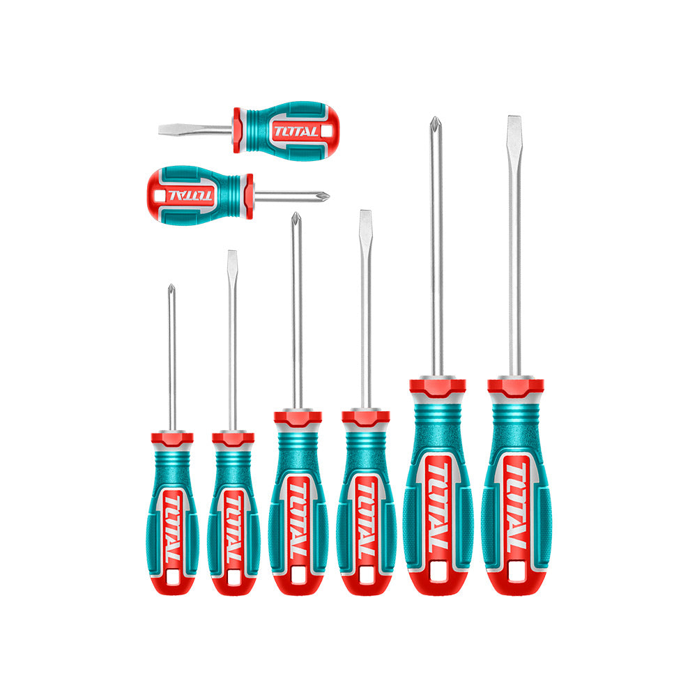 [TKSDS0826] TKSDS0826 Jgo x8pcs Desarmador INDUSTRIAL TOTAL