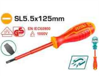 THTIS5125 Desarmador Plano SL5 x 125mm DIelectrico TOTAL