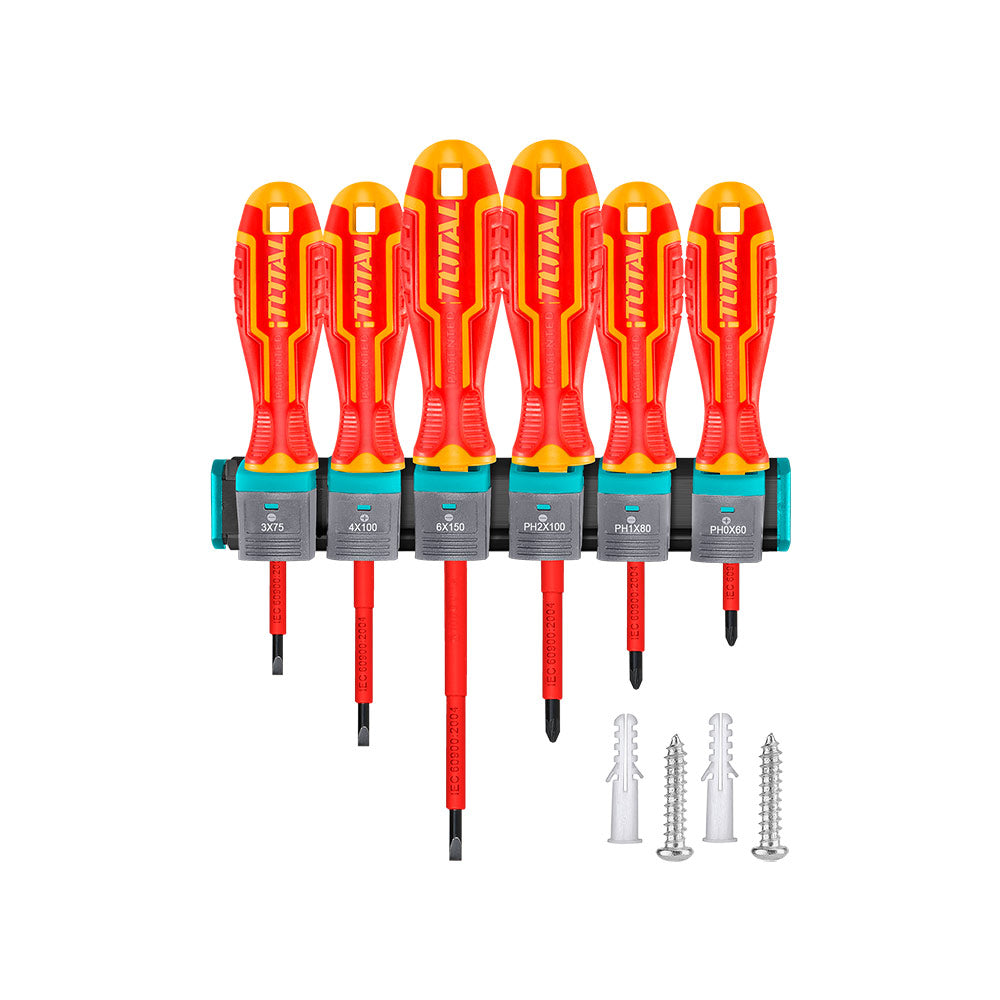 THTIS566 Jgo x6pcs Destornillador Dielectrico INDUSTRIAL TOTAL
