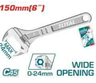 THT101063 Llave francesa 6" SUPER SELECT TOTAL