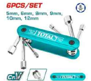 THFND061 Jgo Tipo Llavero  Dado x6pcs 5-12mm TOTAL