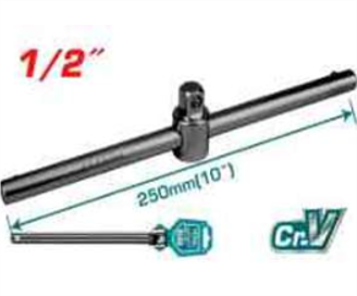 THTSTB12106 Barra en T corredizo 1/2" 250mm TOTAL
