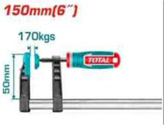THT1320501 Prensa carpintero F 50x150mm TOTAL