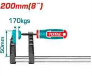 THT1320502 Prensa carpintero F 50X200mm TOTAL