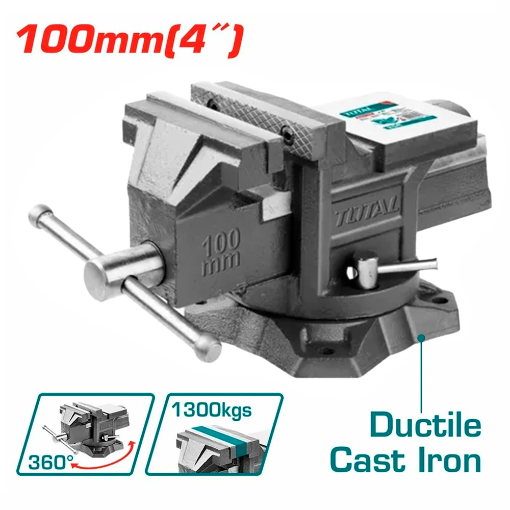[THT6146] THT6146 Tornillo de banco 4" TOTAL