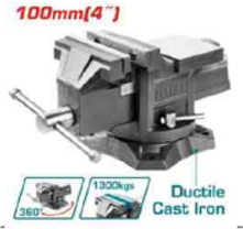 THT6146 Tornillo de banco 4" TOTAL