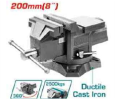 THT6186 Tornillo de banco 8" TOTAL